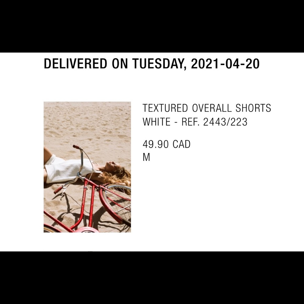 Zara Textured White Overalls size: Medium